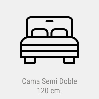 Sobre Sábana Hotelera para Cama Semidoble 180 hilos.