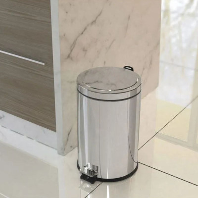 Tramontina 12 lt. Stainless Steel Pedal Trash Can