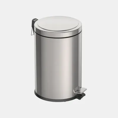 Basurero 20 lt. de Pedal Brasil Tramontina en Acero Inox.