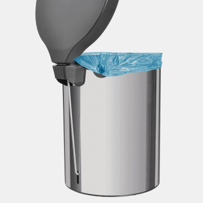 Tramontina New Line Pedal Trash Can in Stainless Steel 5 lt.