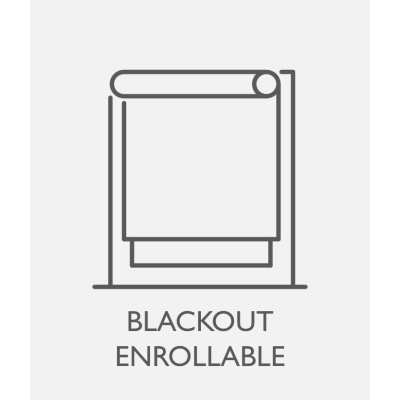 Blackout Hotelero Enrollable Sencillo